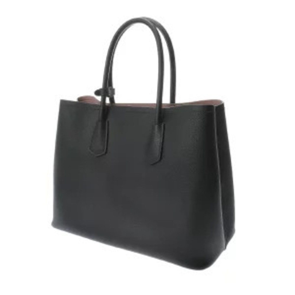 Prada leather Saffiano handbag black